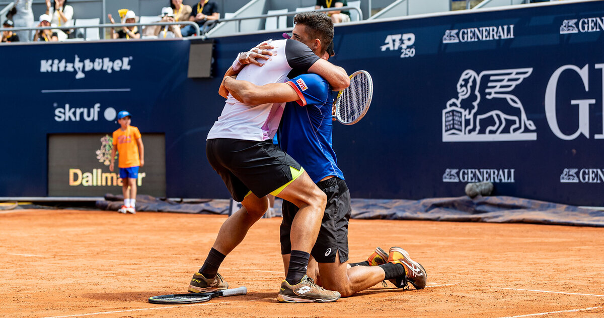 Generali Open Kitzbühel Erler und Miedler topgesetzte Paarung im