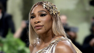 Serena Williams bei der Met Gala am Montag in New York City