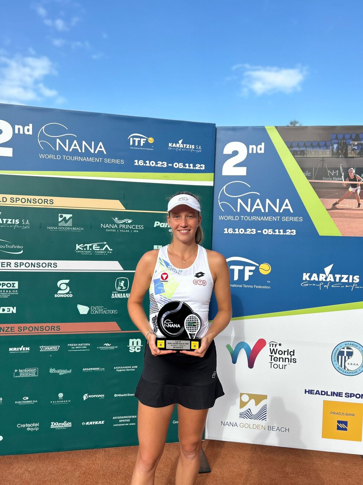 Itf Herakion Sinja Kraus Holt Gr Ten Karriere Titel Tennisnet