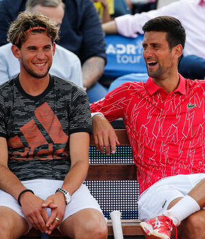 Novak Djokovic zollte Dominic Thiem großen Respekt