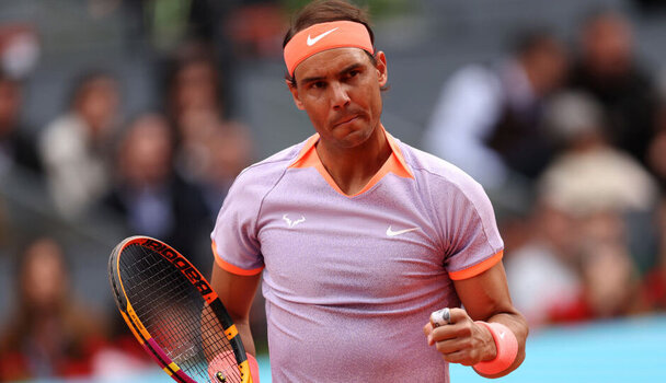 Rafael Nadal hat das Publikum in Madrid begeistert