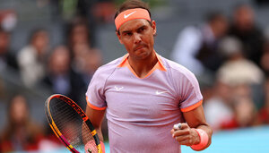 Rafael Nadal hat das Publikum in Madrid begeistert