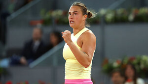 Auch im zweiten Duell gegen Mirra Andreeva blieb Aryna Sabalenka ohne Satzverlust.