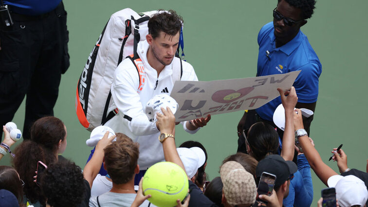 Dominic Thiem konnte sich in New York gebührend von seinen Fans verabschieden