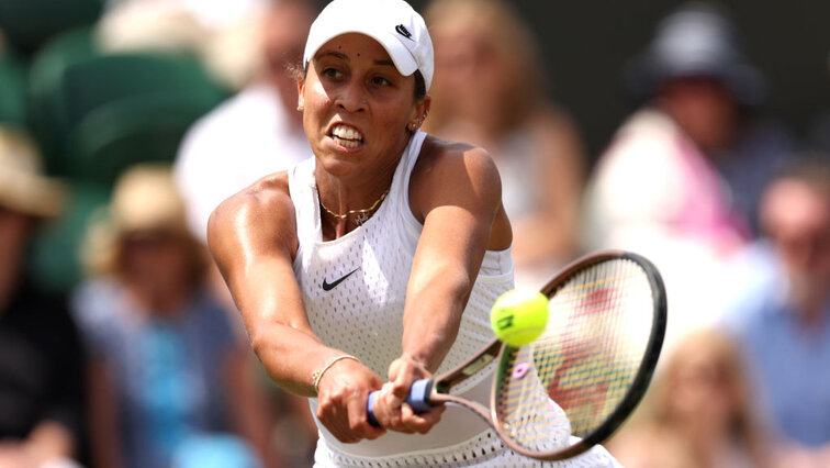 Madison Keys am Montag in Wimbledon