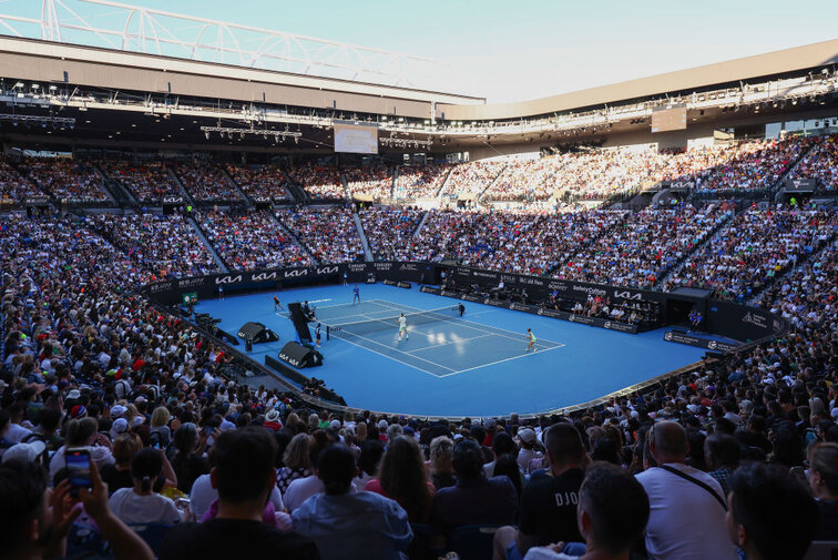 Die Rod Laver Arena ist in den kommenden beiden Wochen der Nabel der Tenniswelt