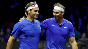 Bald vereint in der Tennisrente: Roger Federer und Rafael Nadal