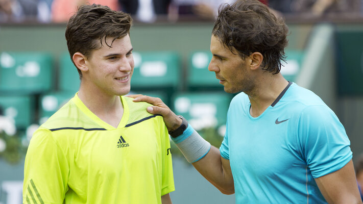 First meeting in Roland Garros with the grand master in 2014