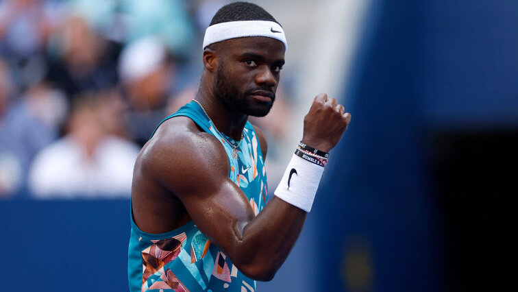 Frances Tiafoe am Sonntag in Flushing Meadows