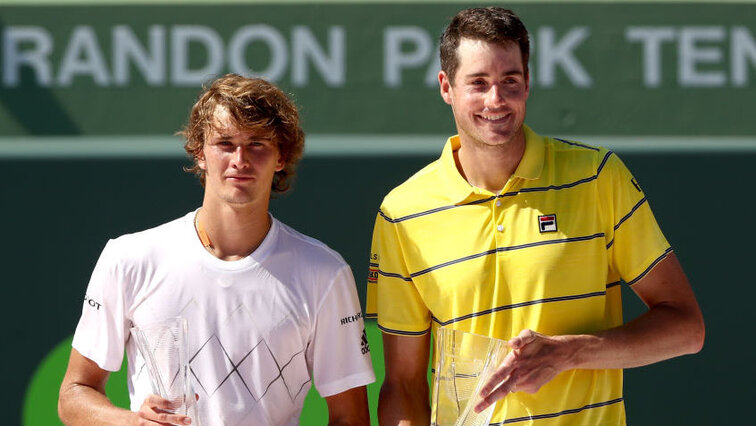 2018 musste sich Alexander Zverev noch in Key Biscayne John Isner geschlagen geben - im Finale