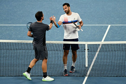 Australian Open Fabio Fognini and Salvatore Caruso Heated