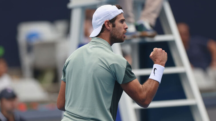 Karen Khachanov erwischte am Donnerstagabend keinen guten Start.