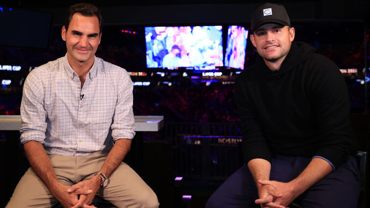 Roger Federer und Andy Roddick - zwei, die sich verstehen