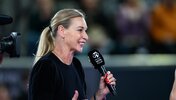 Beim WTA-Turnier in Linz ist Barbara Schett auch als Turnierbotschafterin aktiv.