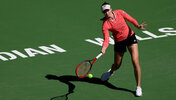 Elena Rybakina beim Training in Indian Wells