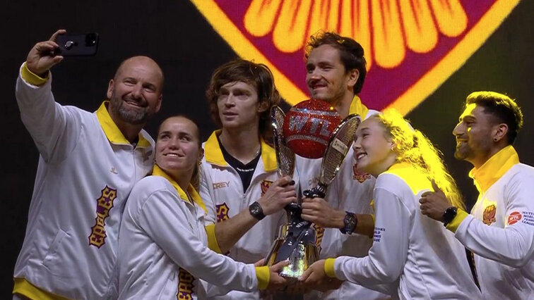 Die Eagles mit Sofia Kenin, Andrey Rublev, Daniil Medvedev und Mirra Andreeva