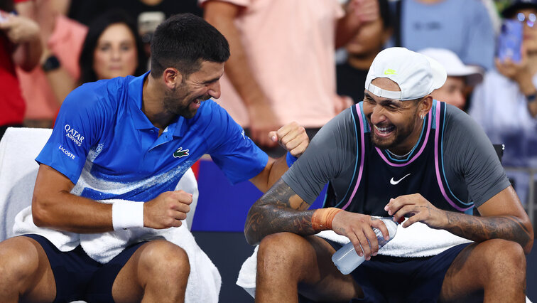 Kommen Novak Djokovic und Nick Kyrgios bald als Doppelpartner zurück?