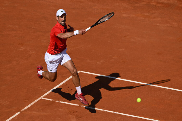 Novak Djokovic siegte in zwei Sätzen