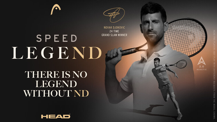 Wenn Novak Djokovic den HEAD SPEED PRO LEGEND empfiehlt, dann sollte man dringend zugreifen