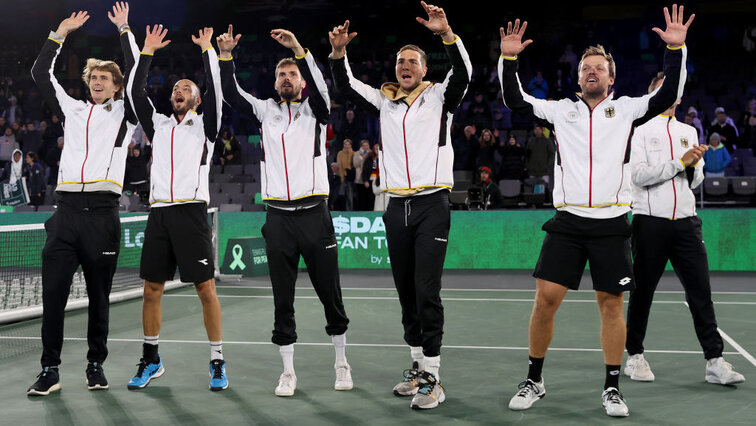 The German team would also like to celebrate in Málaga - but without Sascha Zverev