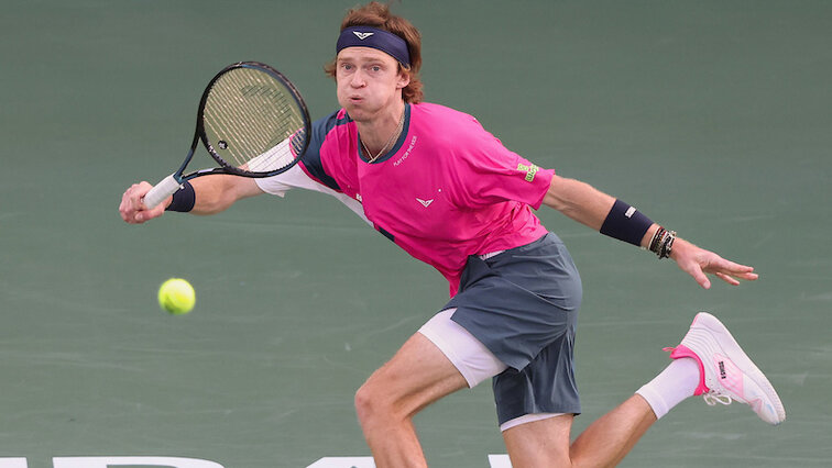 Andrey Rublev am Dienstag in Dubai