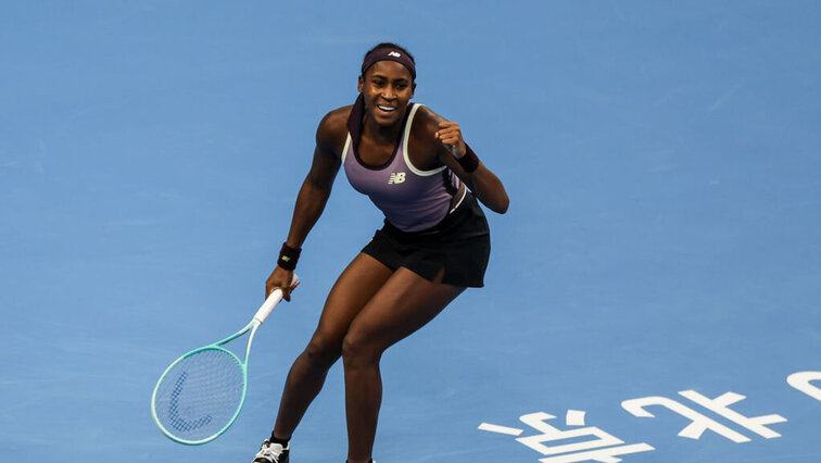 Coco Gauff durfte sich über den Einzug in das Endspiel von peking freuen.