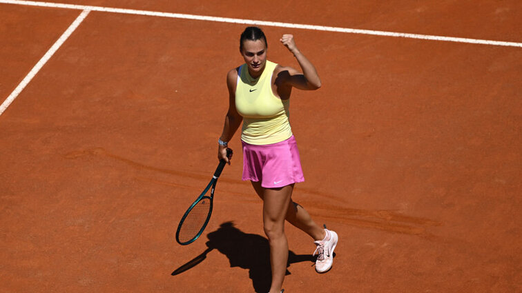 Aryna Sabalenka hat gegen Jelena Ostapenko ein dominantes Match gezeigt.