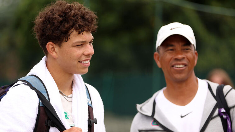 Ben und Bryan Shelton in diesem Jahr in Wimbledon