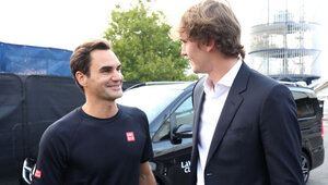 Roger Federer und Alexander Zverev verstehen sich bestens