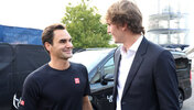 Roger Federer und Alexander Zverev verstehen sich bestens