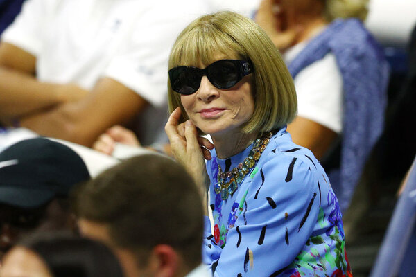 VOGUE boss Anna Wintour cannot be absent from tennis in New York