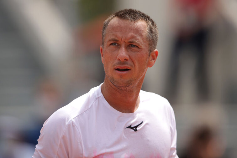 Philipp Kohlschreiber at the French Open in Paris