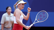 Donna Vekic hat mit dem YONEX VCORE Beige in Paris bei den Olympischen Spielen Silber geholt