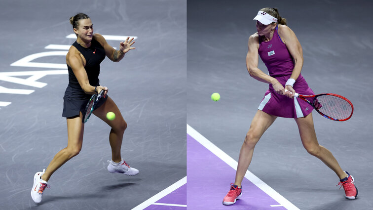 Aryna Sabalenka und Elena Rybakina treffen in Riad aufeinander.