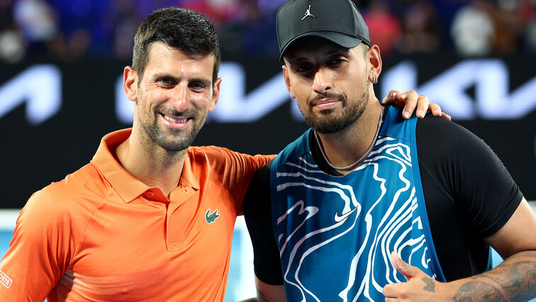 Novak Djokovic und Nick Kyrgios vor den Australian Open 2023