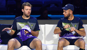 Kevin Krawietz und Tim Pütz am Sonntag in Turin