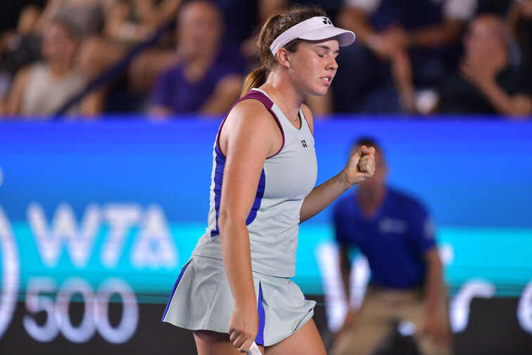 Linda Noskova entschied das Finale in zwei Sätzen für sich