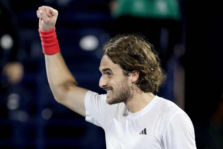 Stefanos Tsitsipas krönte sich am Samstag zum Champion in Dubai.