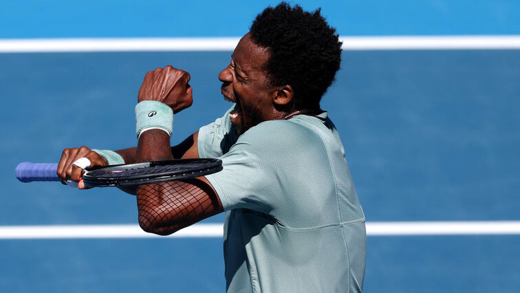 Gael Monfils am Samstag in Auckland