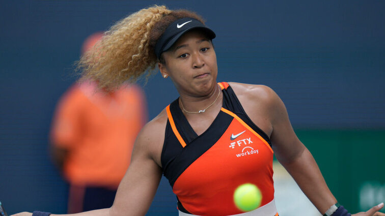 Naomi Osaka didn't have to try any further on Saturday