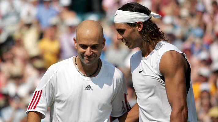 2006 in Wimbledon - Rafa wins in three sets