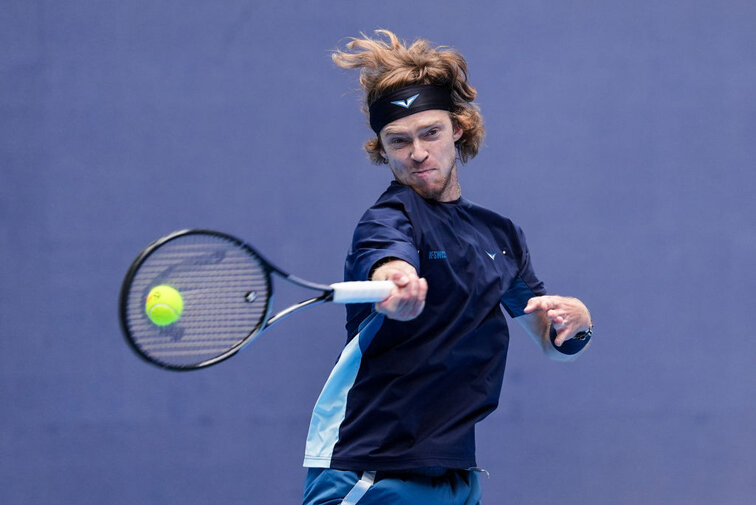 Andrey Rublev gewann am Montag seine Auftaktpartie