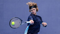 Andrey Rublev gewann am Montag seine Auftaktpartie