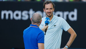 Daniil Medvedev nach seinem Erstrunden-Sieg bei den Australian Open 2025