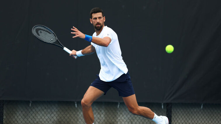 Novak Djokovic strebt in Australien den nächsten Grand-Slam-Triumph an.