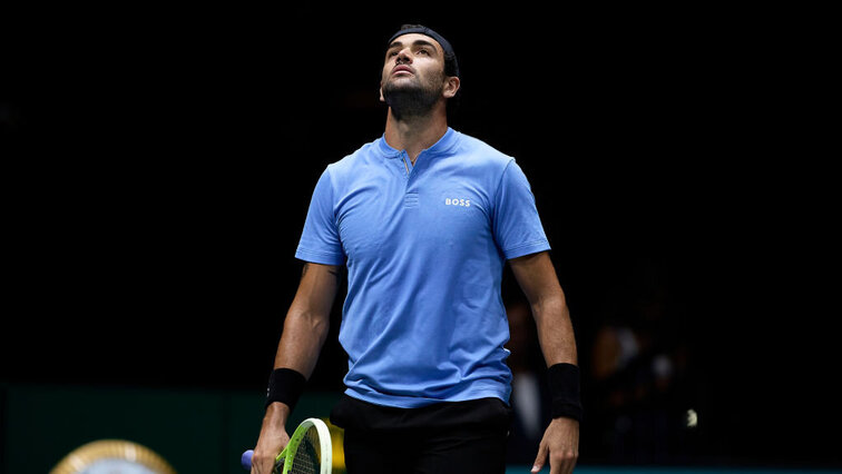 Matteo Berrettini musste in der zweiten Runde aufgeben.