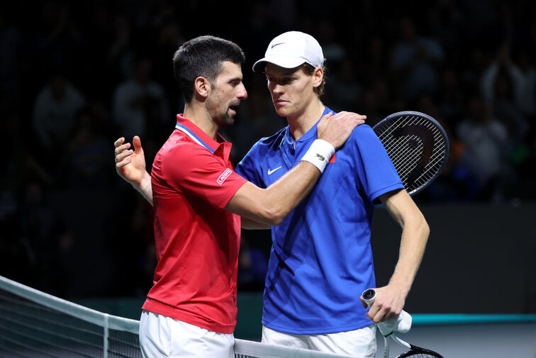 Novak Djokovic trifft auf Jannik Sinner