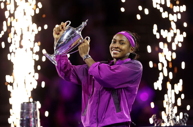 Coco Gauff hat die WTA Finals in Riad für sich entschieden