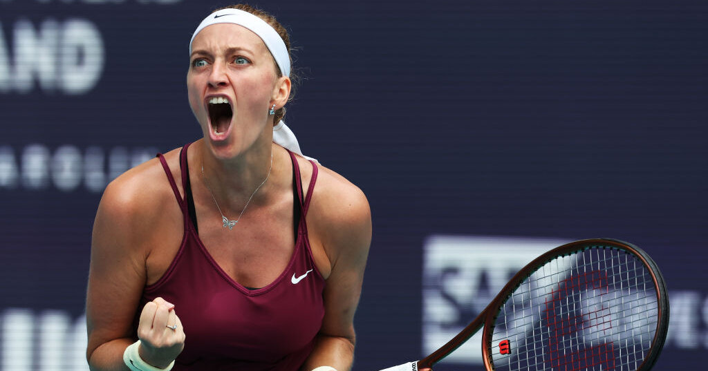 Петра квитова фото WTA Miami: Petra Kvitova schlägt Elena Rybakina und holt ersten Saisontitel! - t