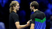 Alexander Zverev und Daniil Medvedev spielen in Wien